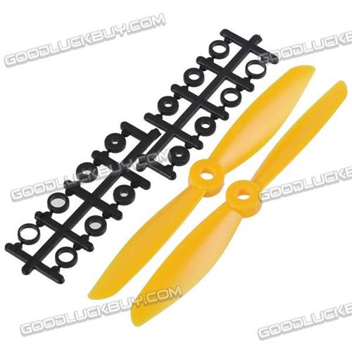 FC 6045 6045R 6x4.5" (yellow) propellers CW CCW (1 pair) (GLB-83651)